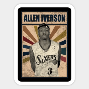Philadelphia 76ers Allen Iverson Sticker